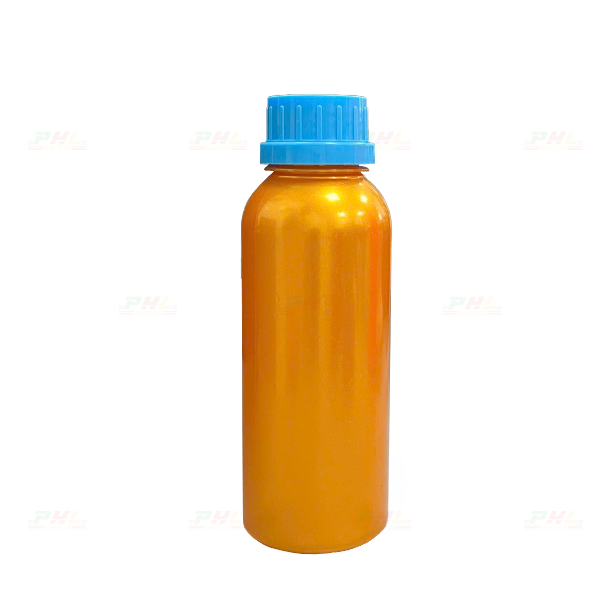 Chai PET 250mL ø33mm Tròn - Metallic Gold