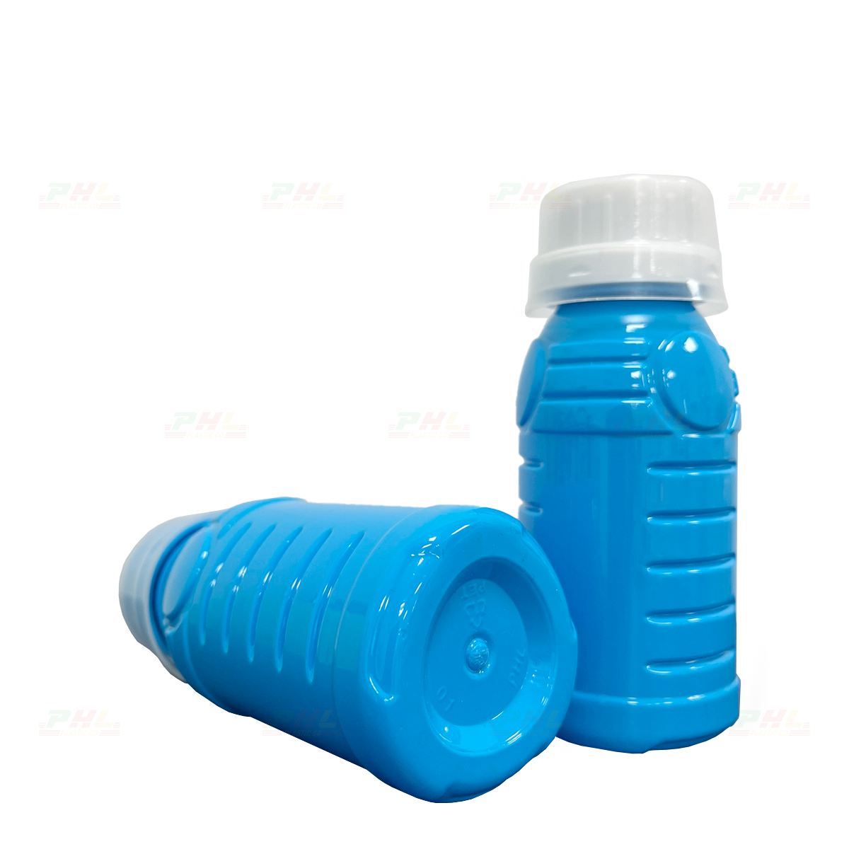 Chai PET 150mL ø33mm Tam Giác - Xanh Thiên Thanh