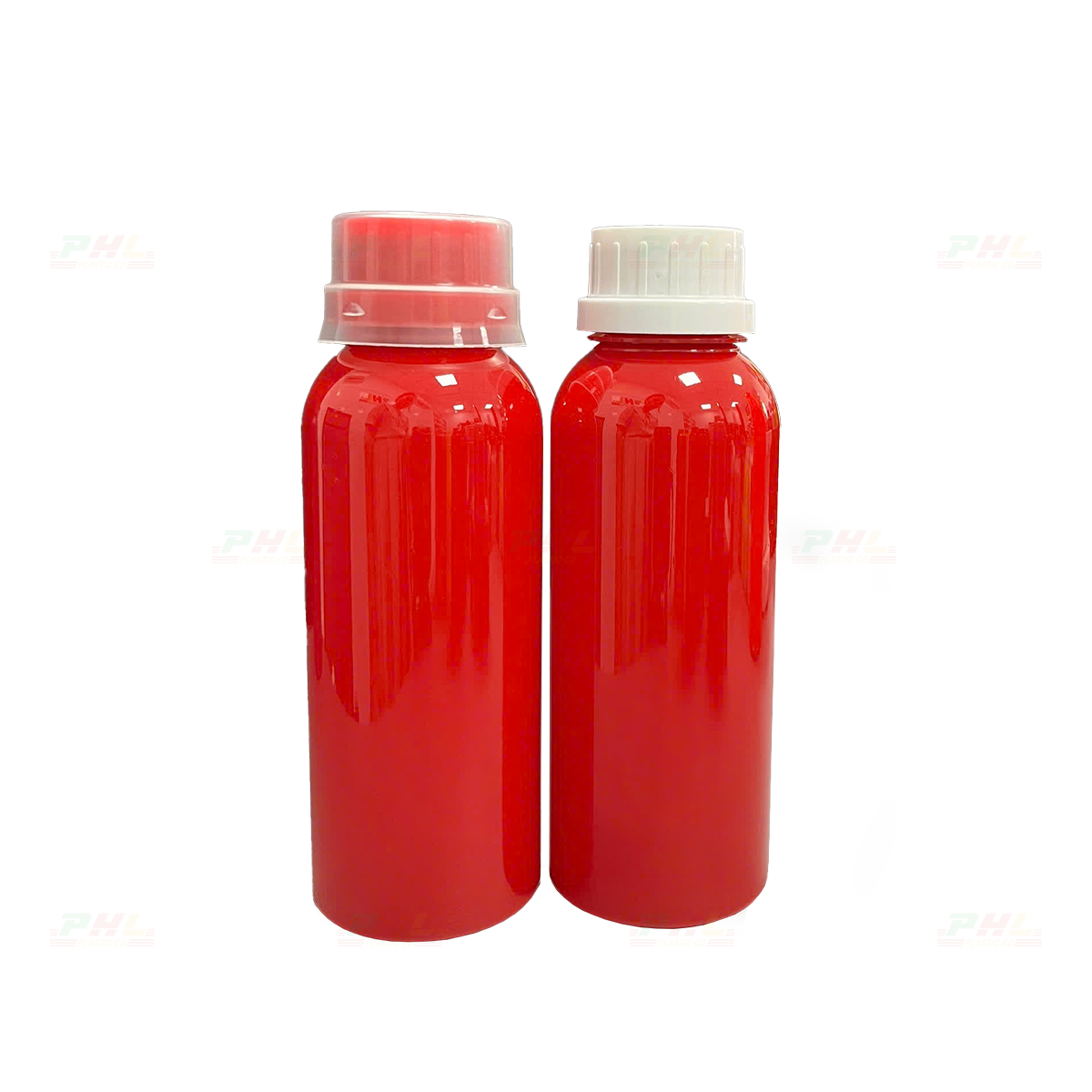Chai PET 250mL ø33mm Tròn - Đỏ