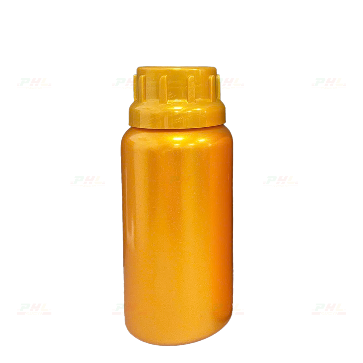 Chai PET 250mL ø38mm Tròn - Metallic Gold