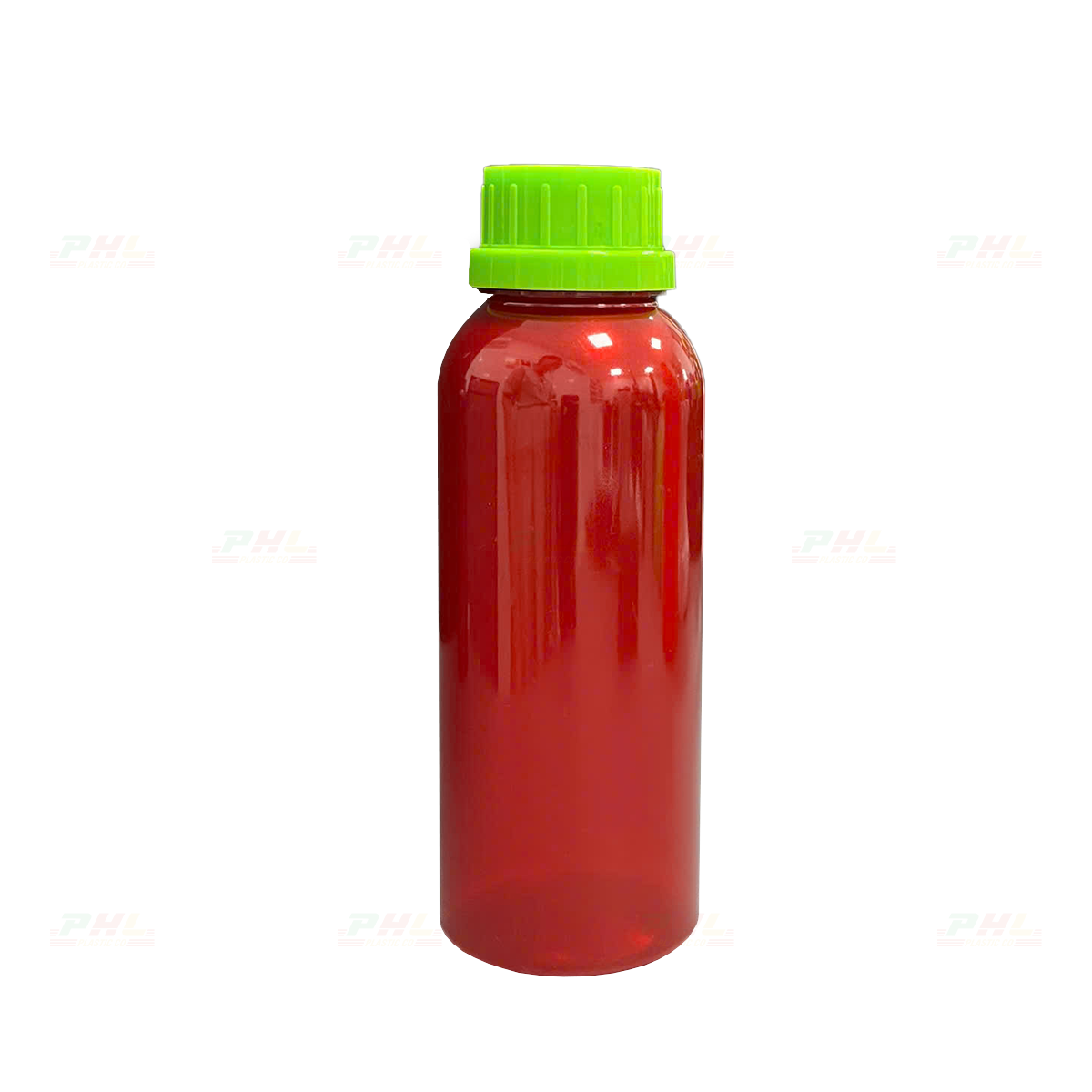 Chai PET 250mL ø33mm Tròn - Metallic Red