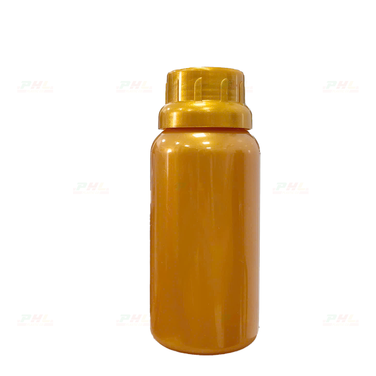 Chai PET 250mL ø38mm Tròn - Vàng Đồng