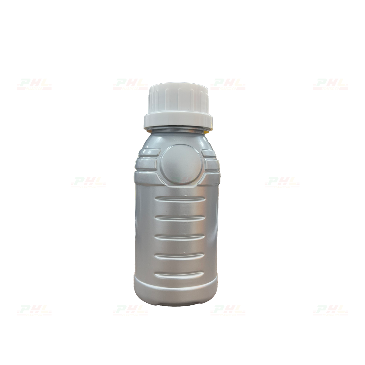 Chai PET 150mL ø33mm Tam Giác - Metallic Silver