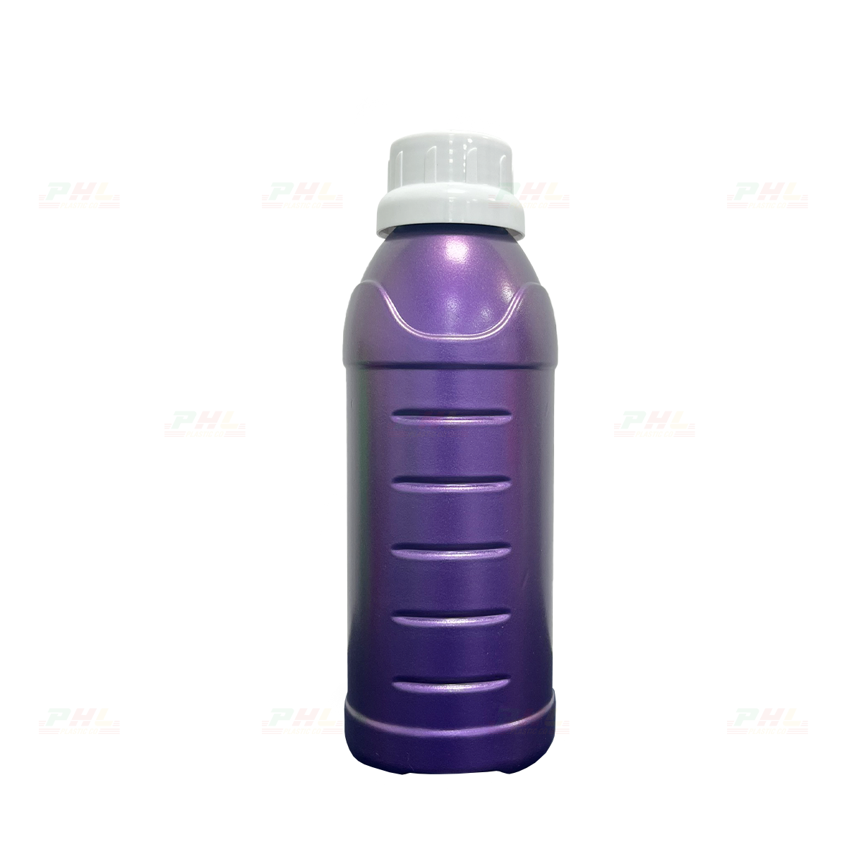 Chai PET 500mL ø38mm Tam Giác - Metallic Purple