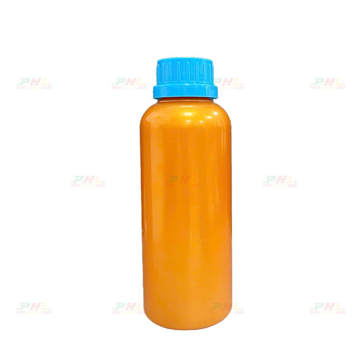 Chai PET 500mL ø38mm Tròn - Vàng Đồng