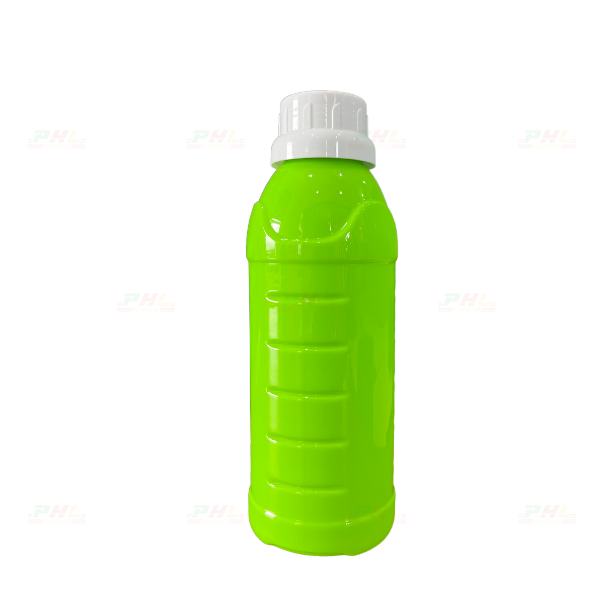 Chai PET 500mL ø38mm Tam Giác - Xanh Lá Non