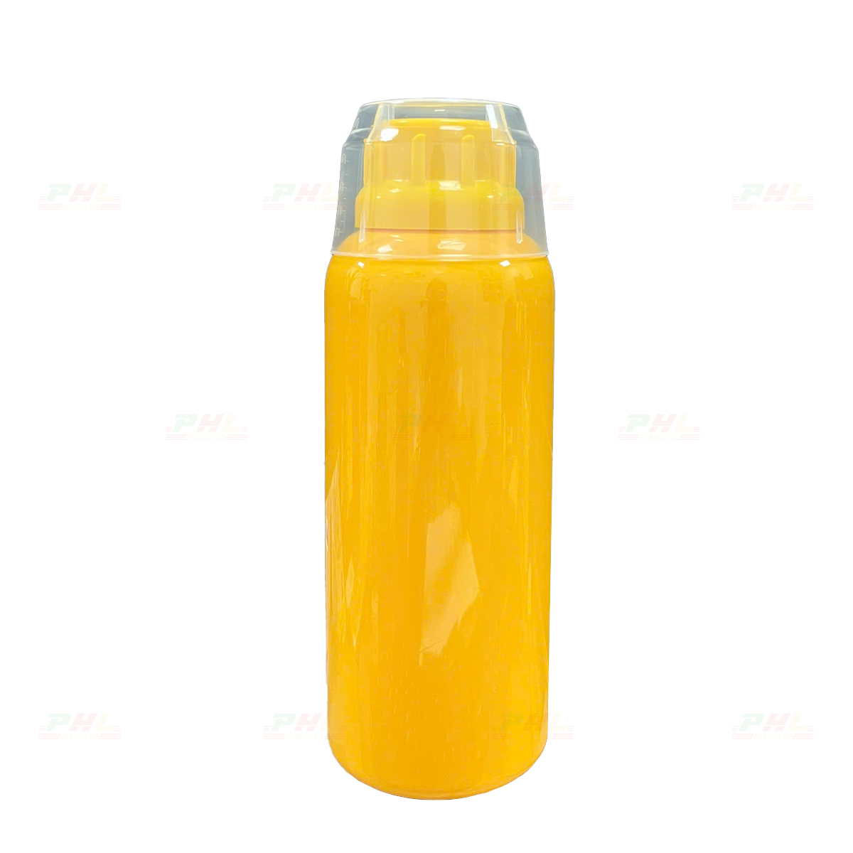 Chai PET 500mL ø38mm Tròn - Vàng