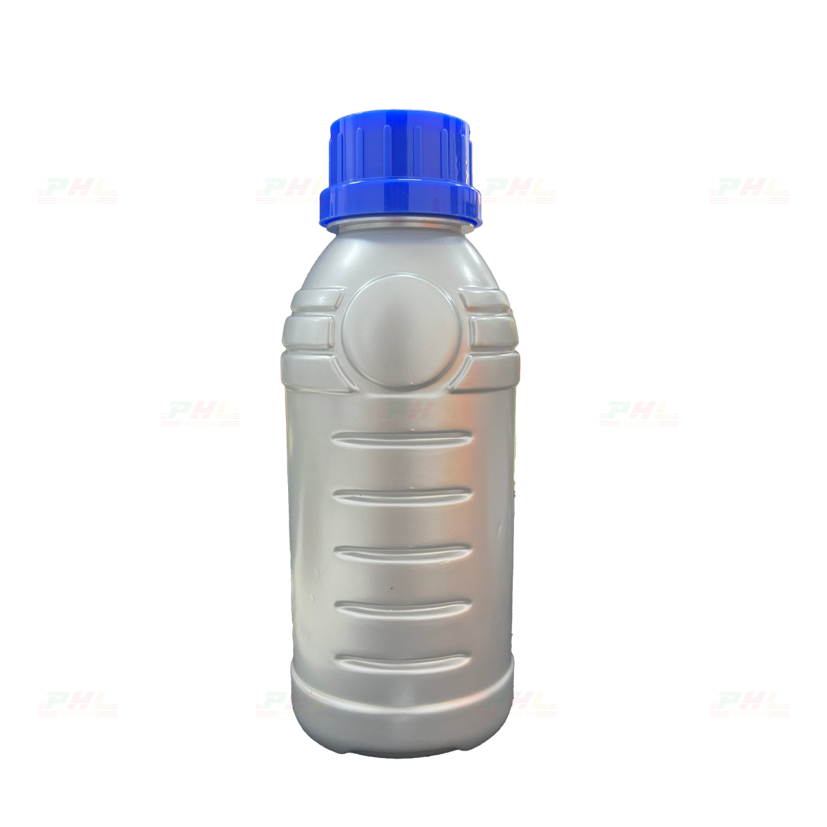 Chai PET 300mL ø33mm Tam Giác - Metallic Silver