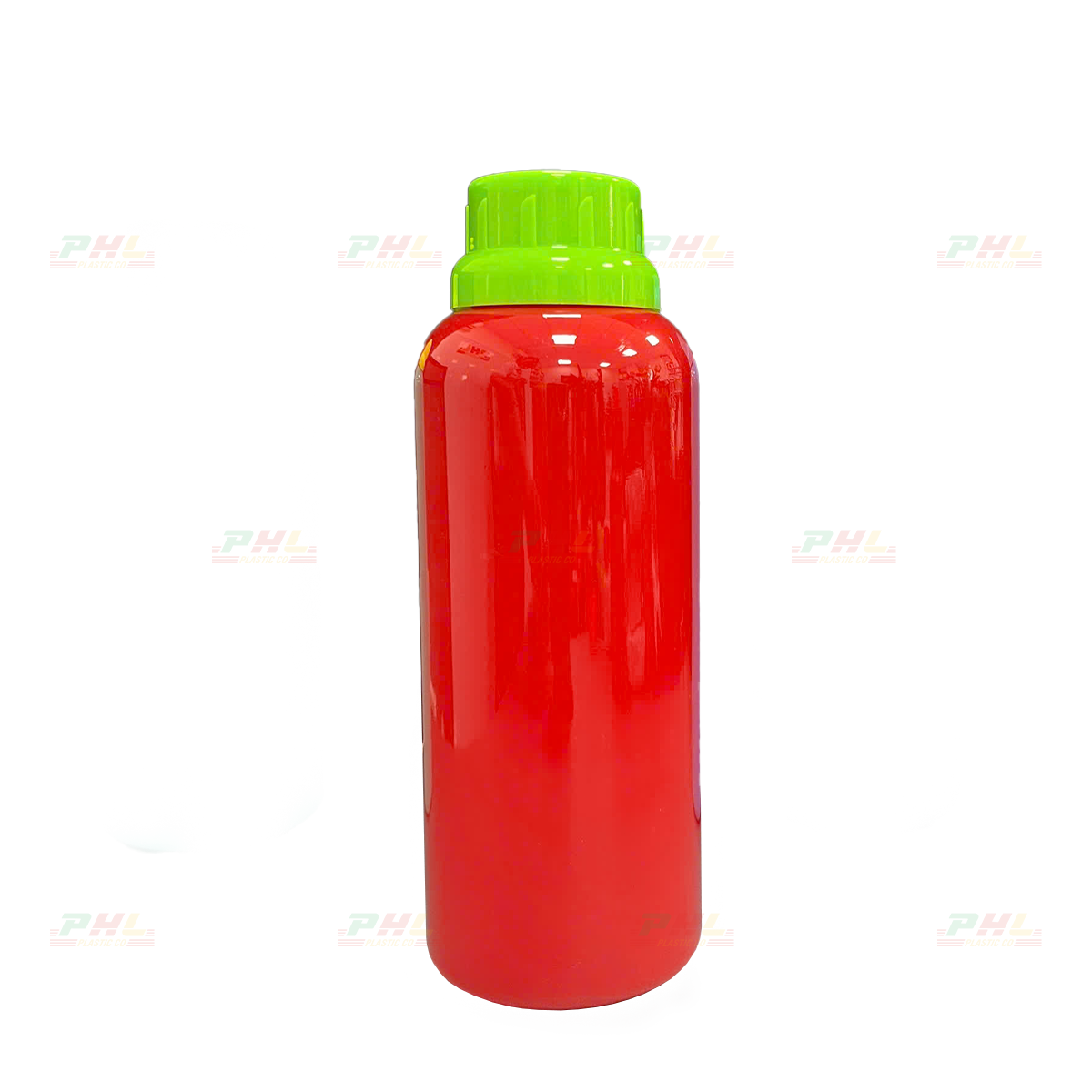 Chai PET 500mL ø38mm Tròn - Đỏ Tươi
