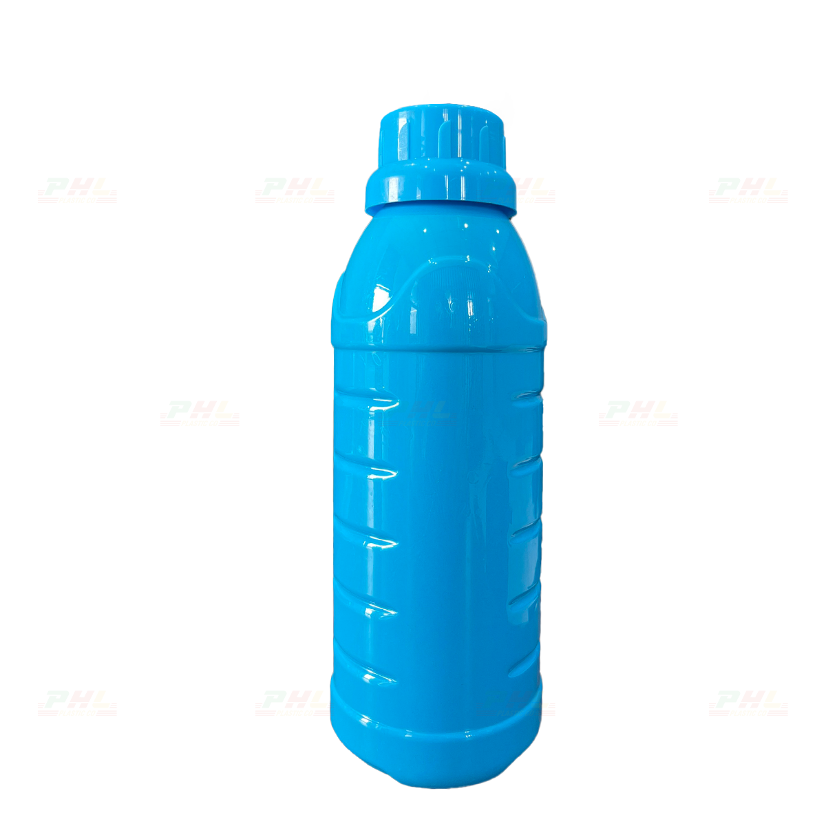Chai PET 500mL ø38mm Tam Giác - Xanh Thiên Thanh