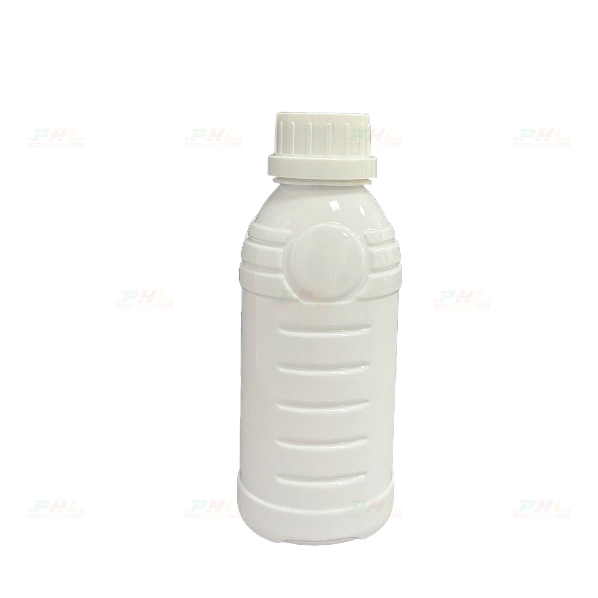 Chai PET 300mL ø33mm Tam Giác - Trắng Sữa