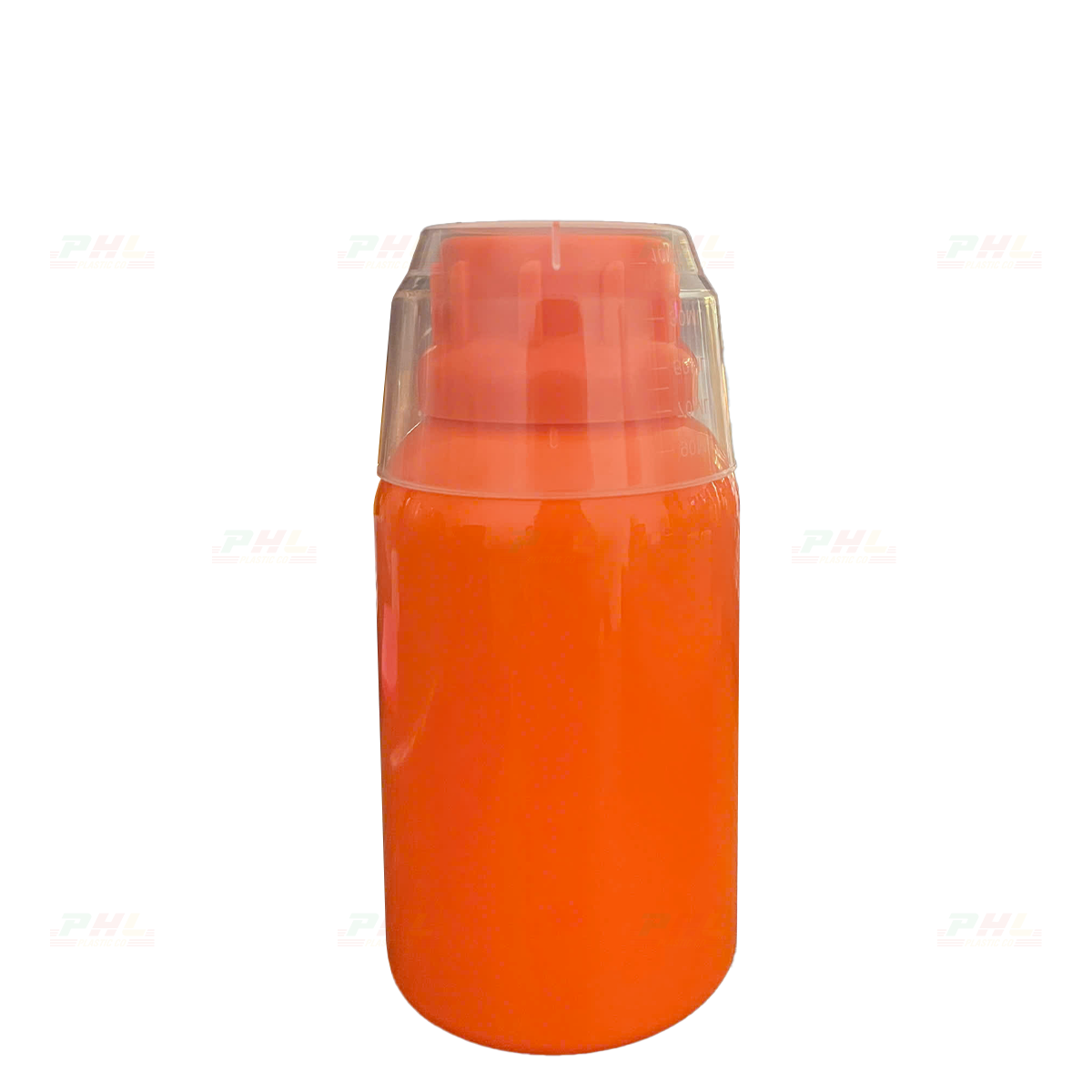 Chai PET 300mL ø38mm Tròn - Cam Tươi