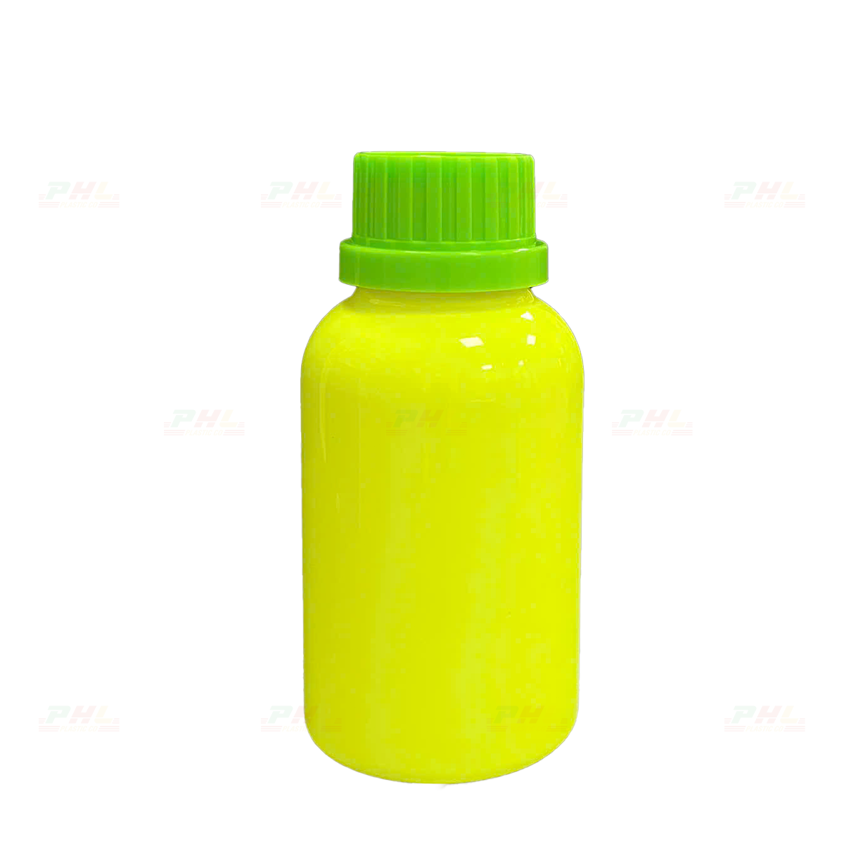 Chai PET 300mL ø38mm Tròn - Vàng Neon