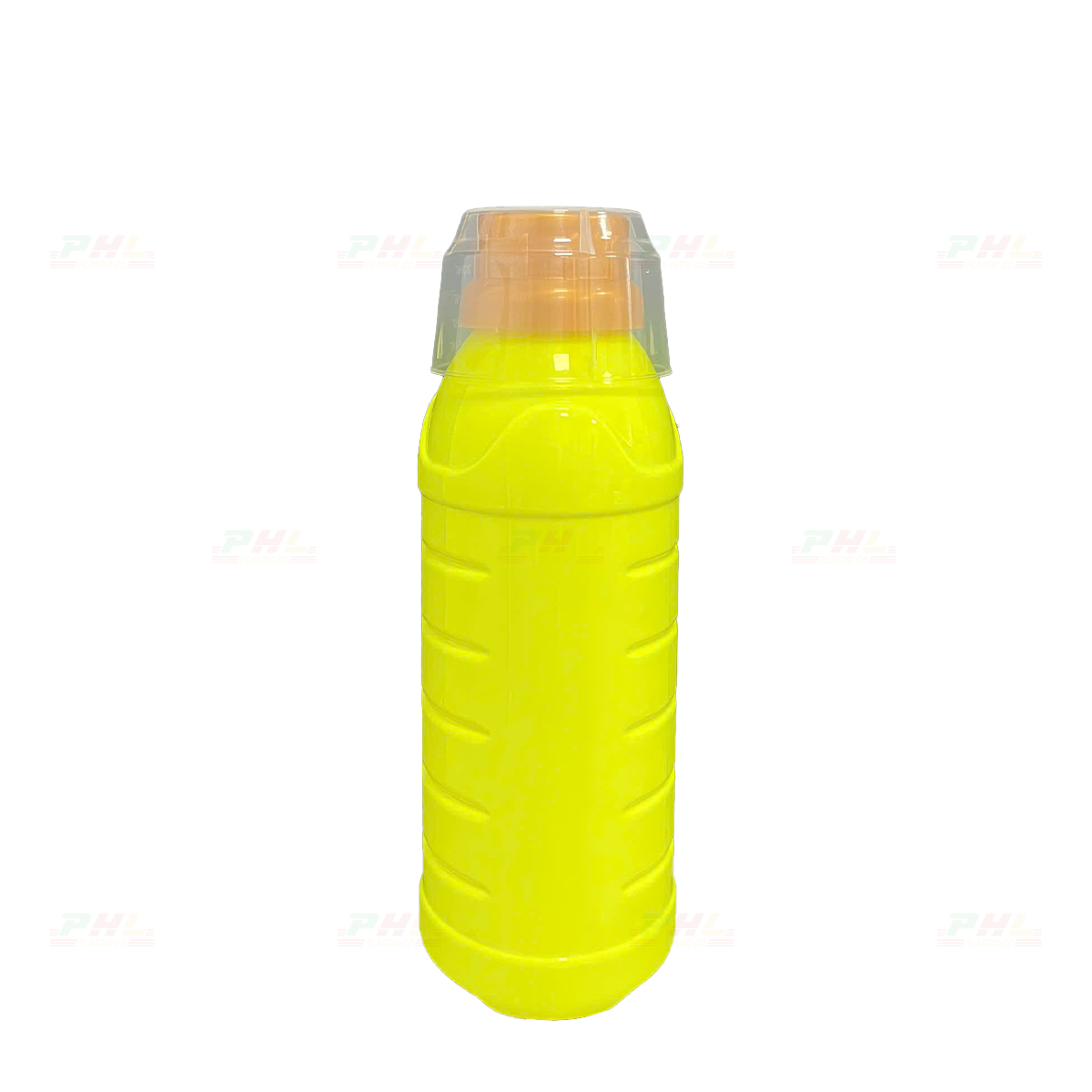 Chai PET 500mL ø38mm Tam Giác - Vàng Neon