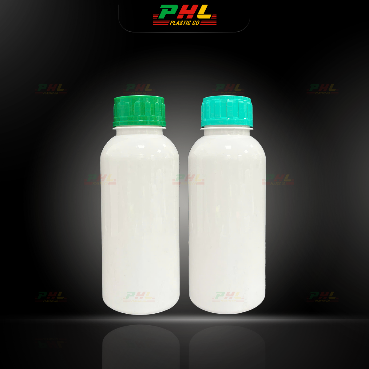 Chai PET 500mL ø45mm Tròn - Trắng Sữa