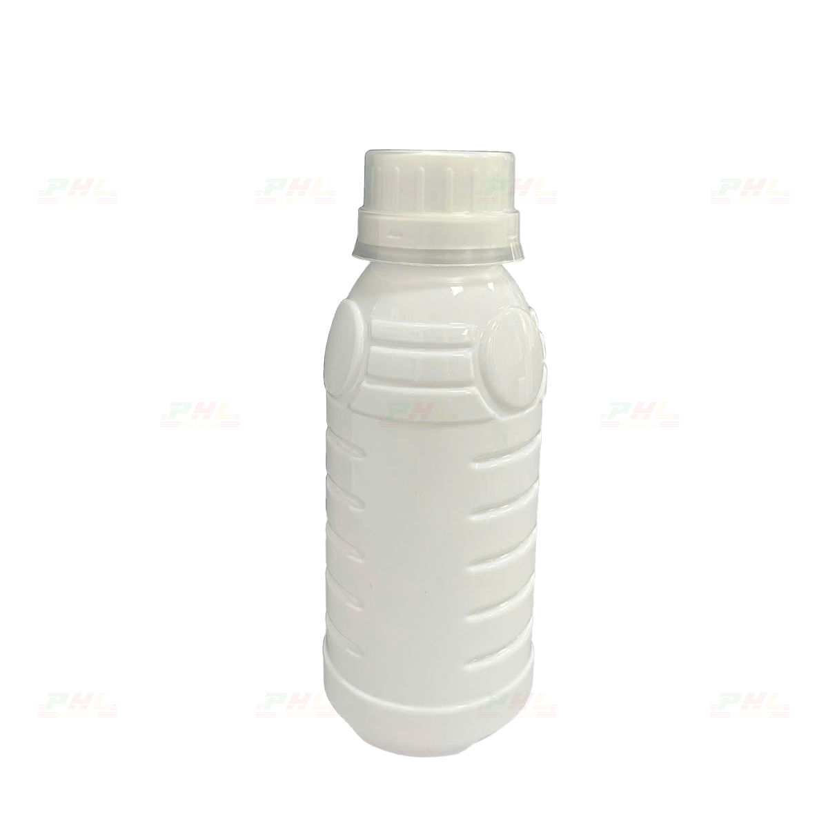 Chai PET 300mL ø33mm Tam Giác - Trắng Sữa