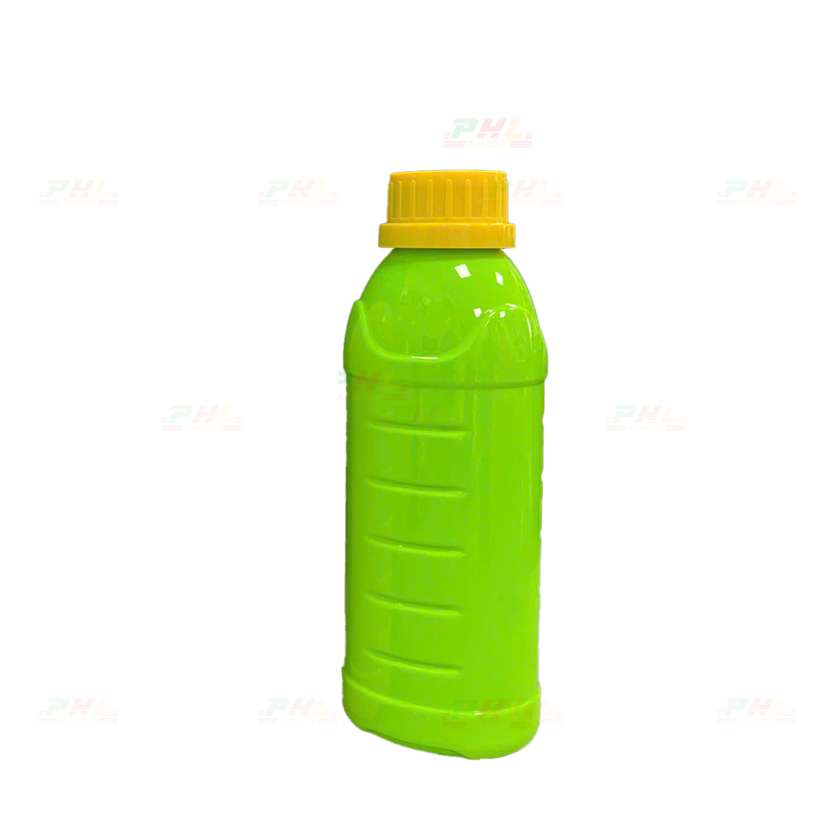 Chai PET 500mL ø38mm Tam Giác - Xanh Lá Non