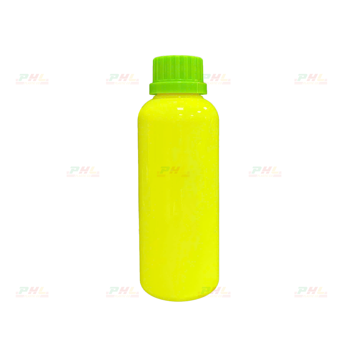 Chai PET 500mL ø38mm Tròn - Vàng Neon