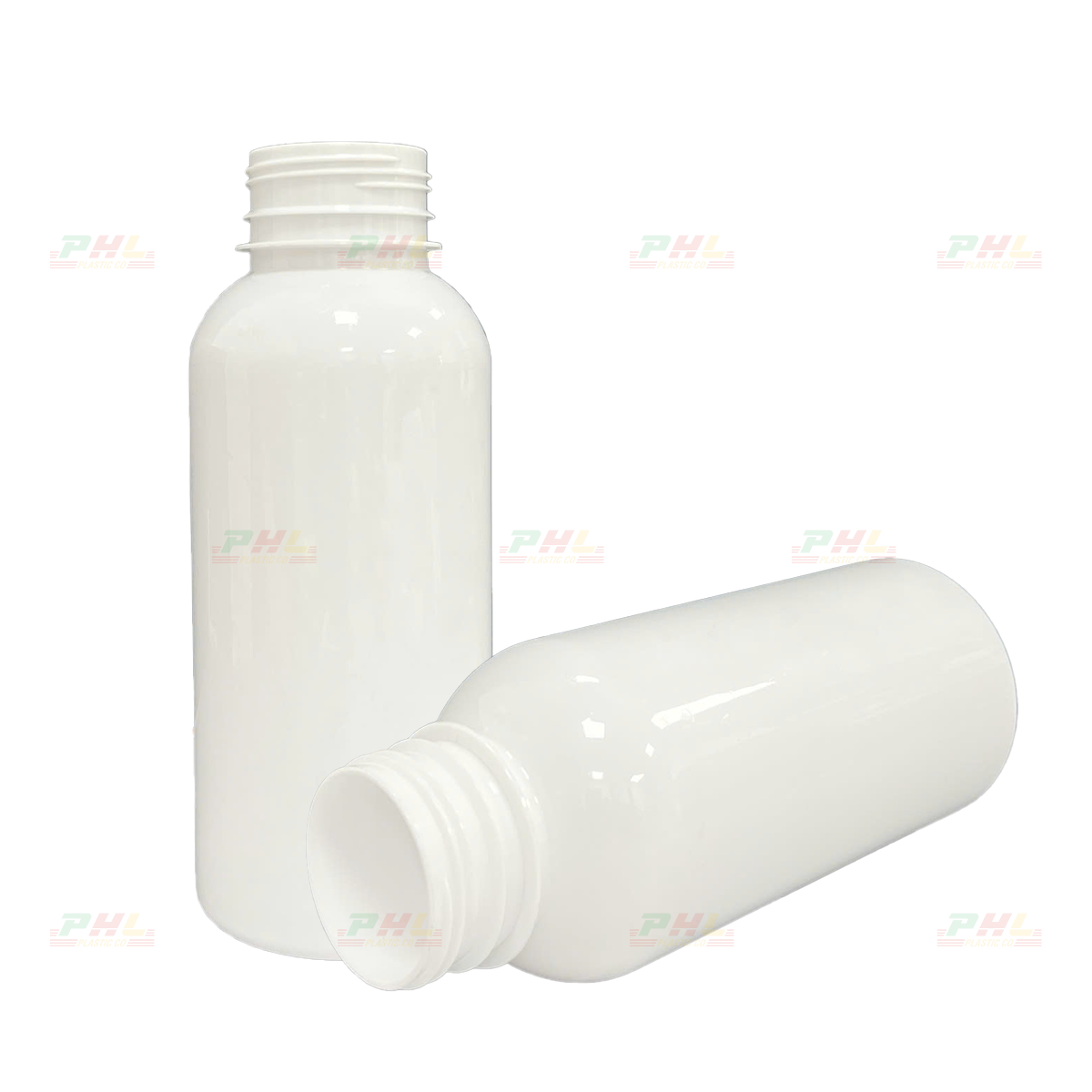 Chai PET 500mL ø45mm Tròn - Trắng Sữa