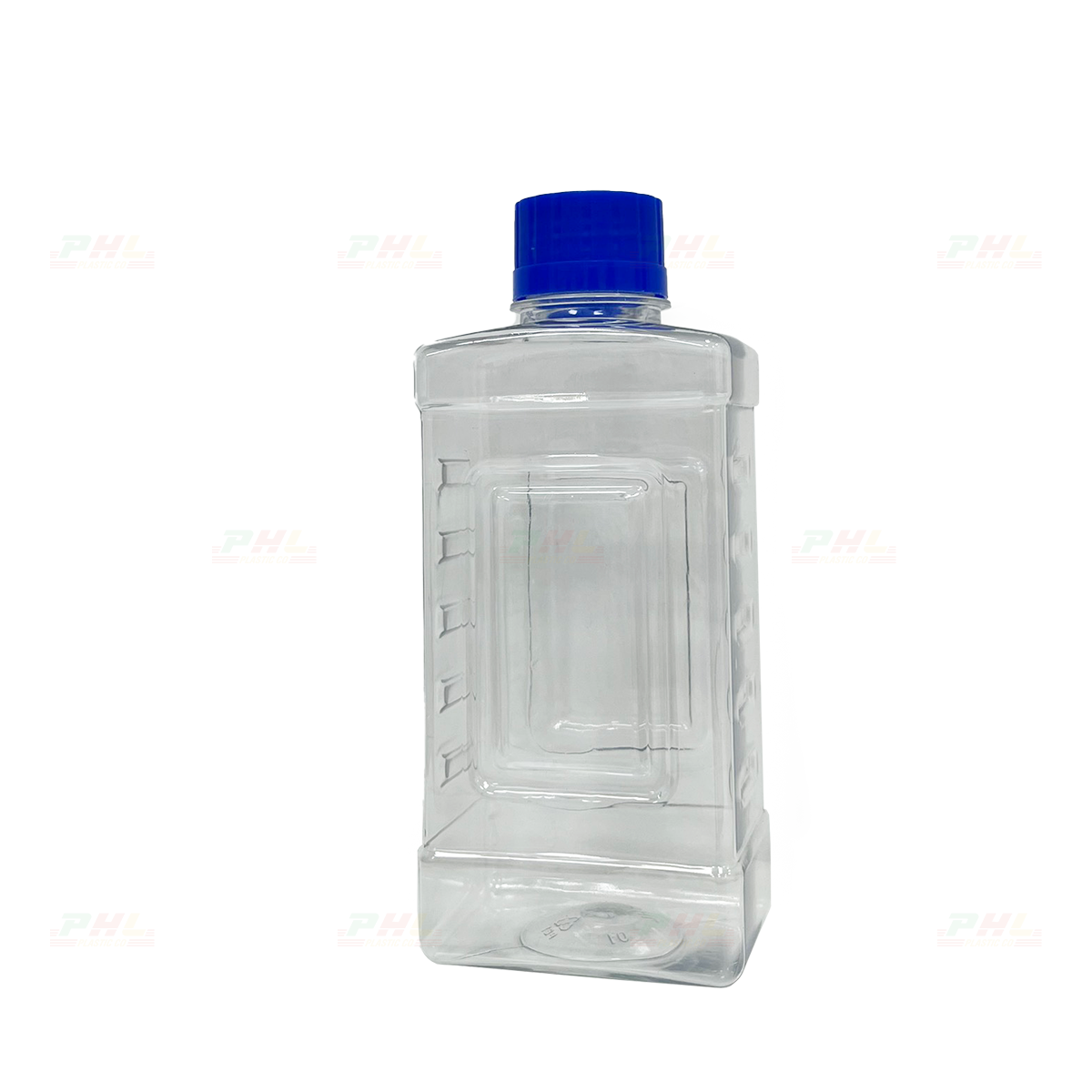 Chai PET 500mL ø34mm Vuông - Trong