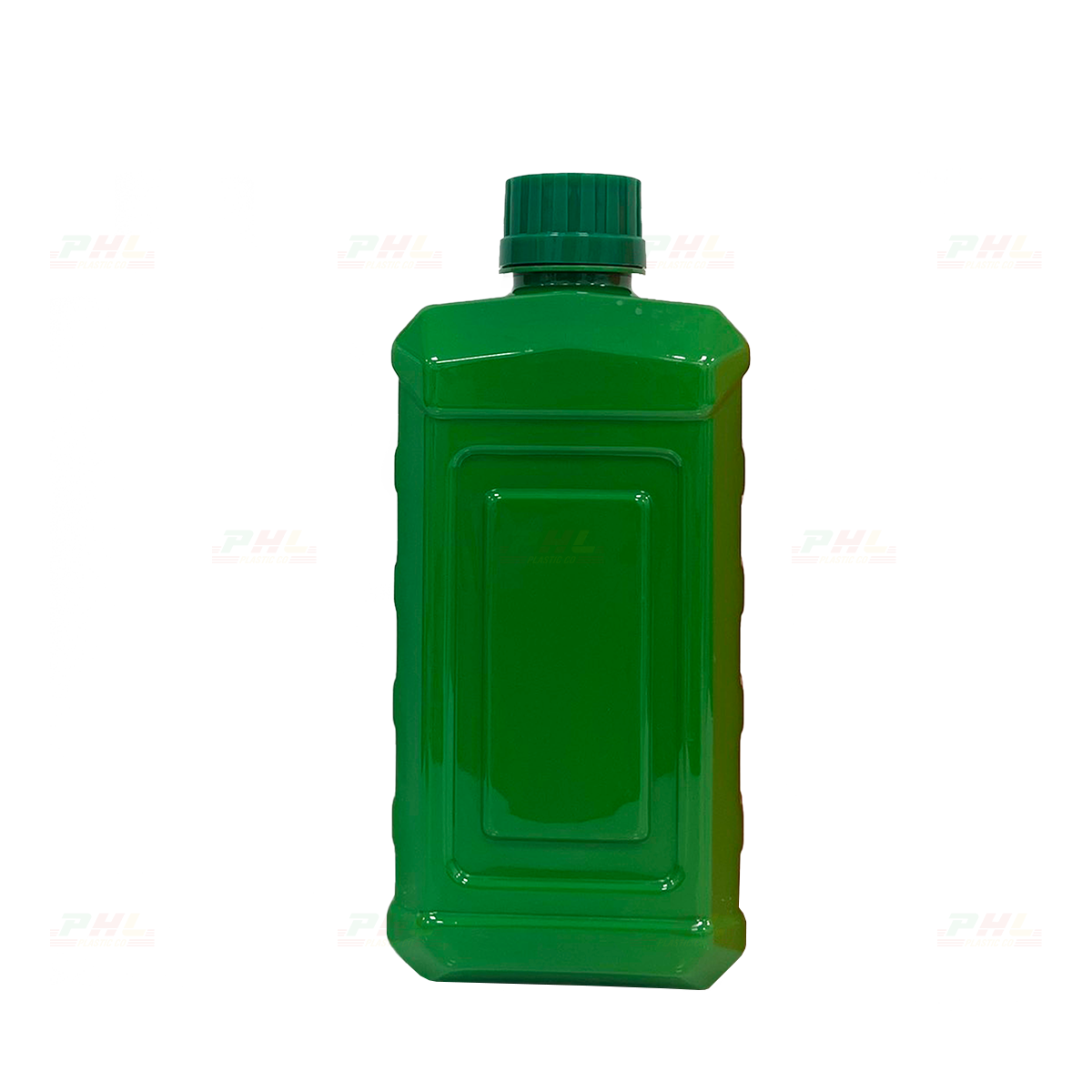Chai PET 900mL ø34mm Vuông - Xanh Lá