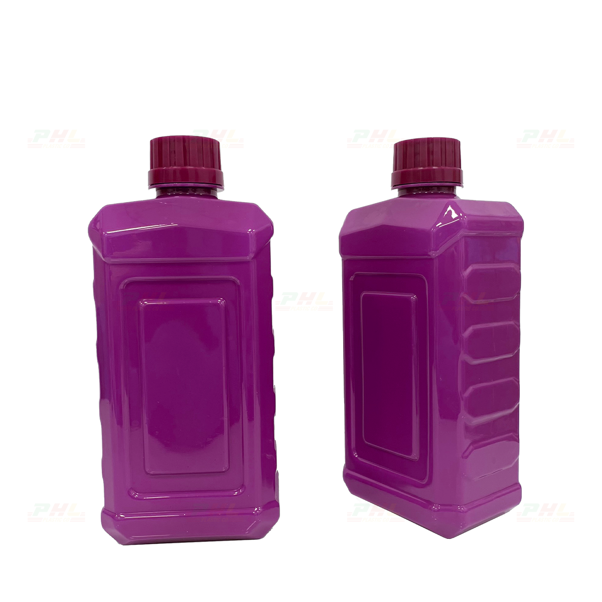 Chai PET 900mL ø34mm Vuông - Tím