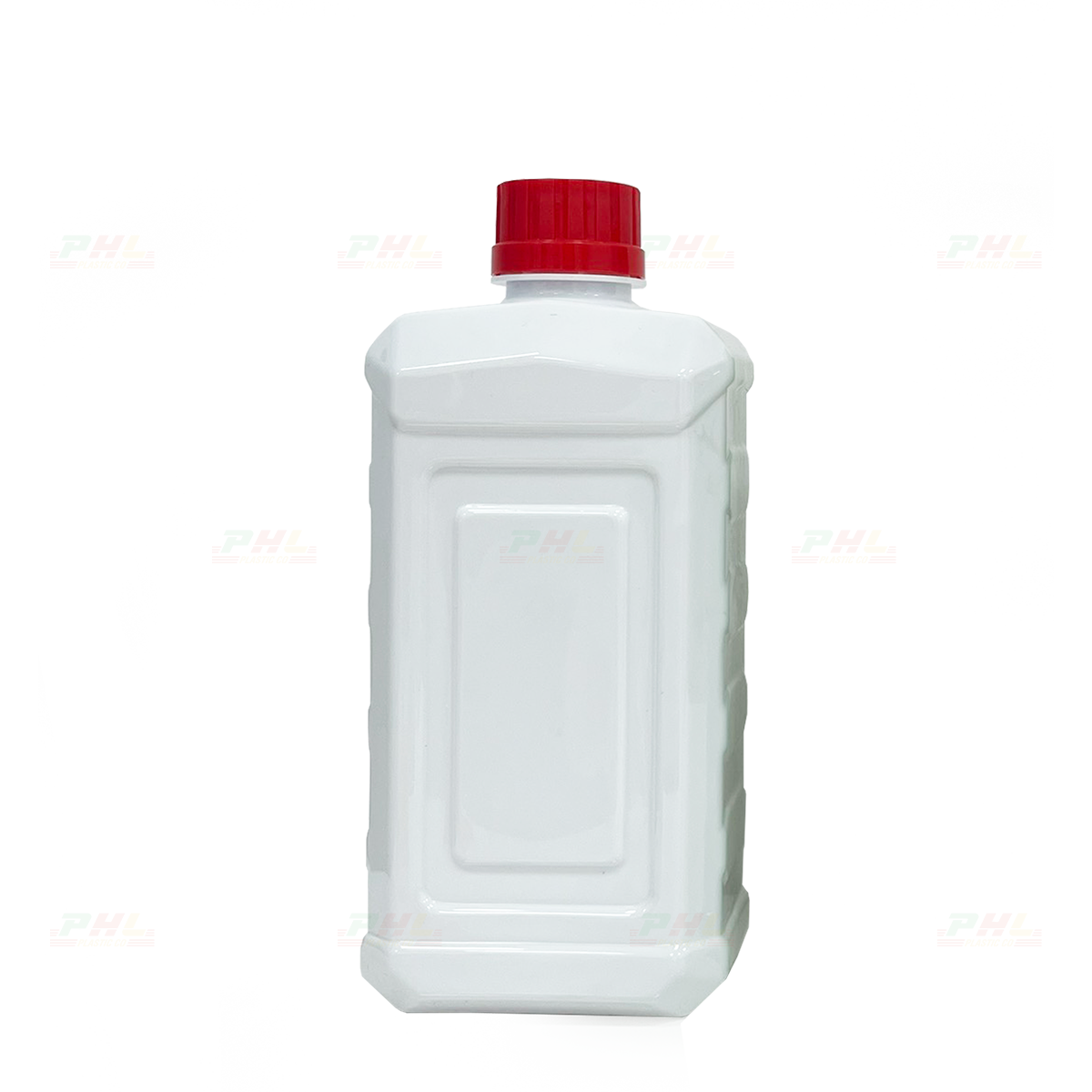 Chai PET 900mL ø34mm Vuông - Trắng Sữa