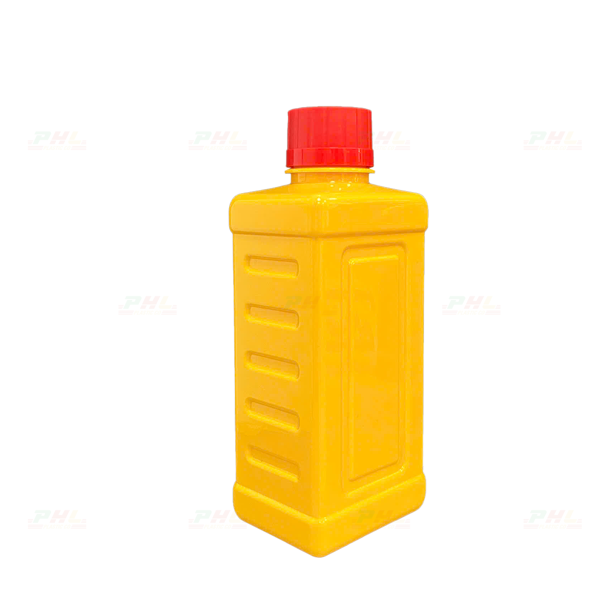 Chai PET 500mL ø34mm Vuông - Vàng