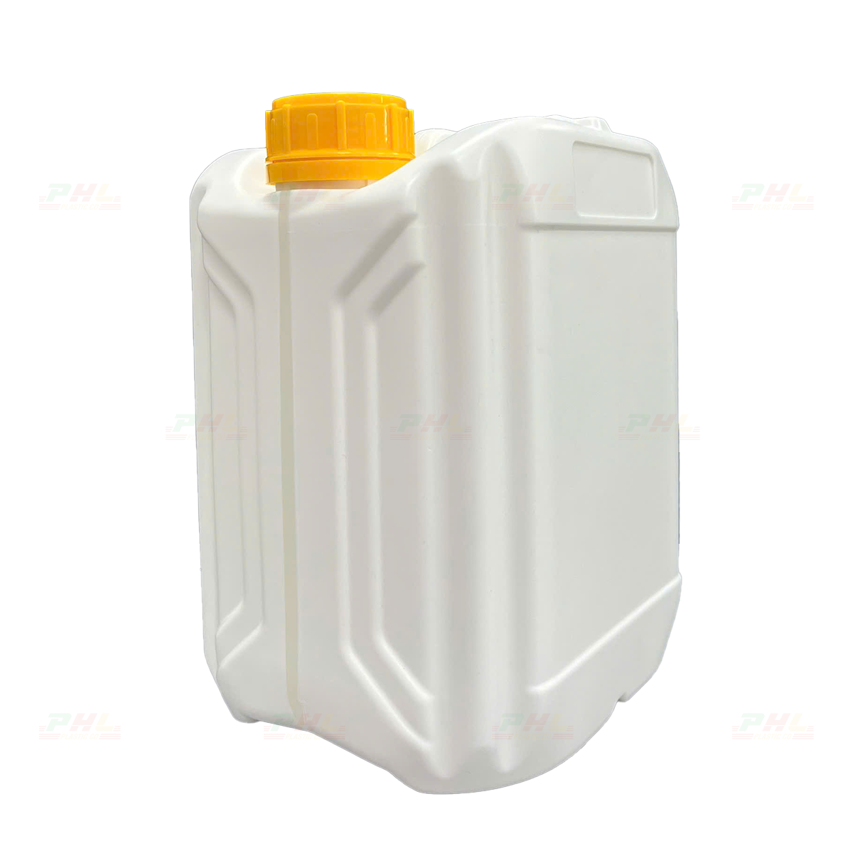 Can HDPE 5000mL (5Lit) ø50mm Vuông Design - Trắng Sữa