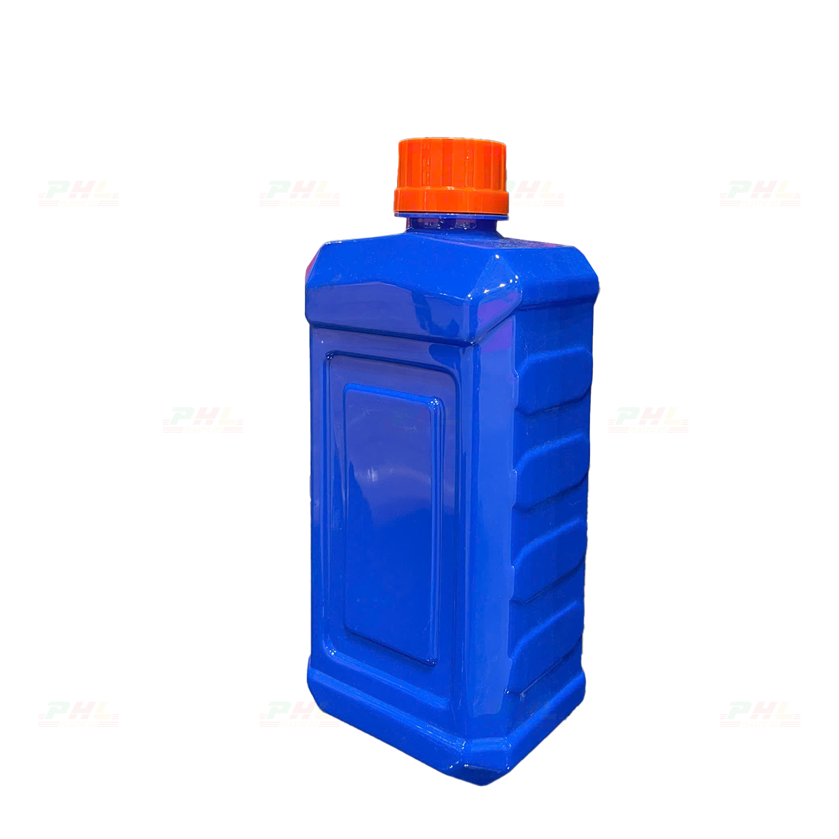 Chai PET 900mL ø34mm Vuông - Xanh Dương