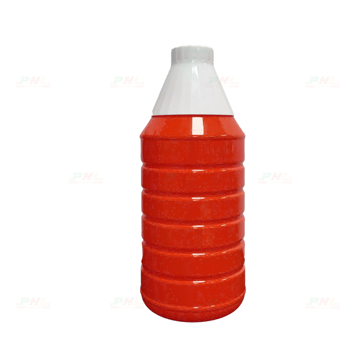 PET Bottle 900mL ø34mm – Round with Sloping Shoulder - Red