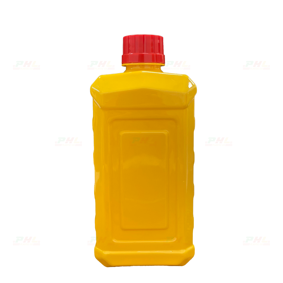 Chai PET 900mL ø34mm Vuông - Vàng