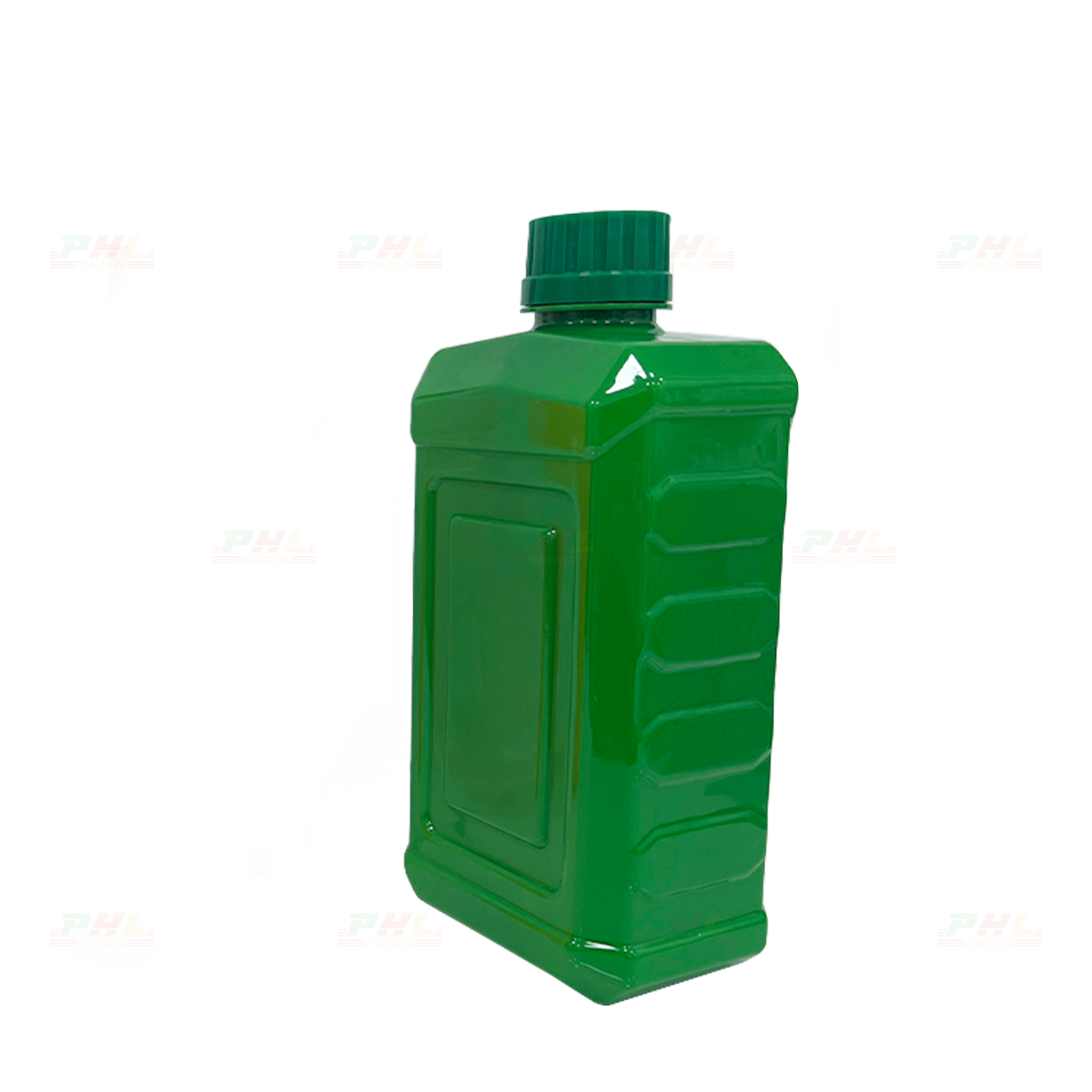 Chai PET 900mL ø34mm Vuông - Xanh Lá