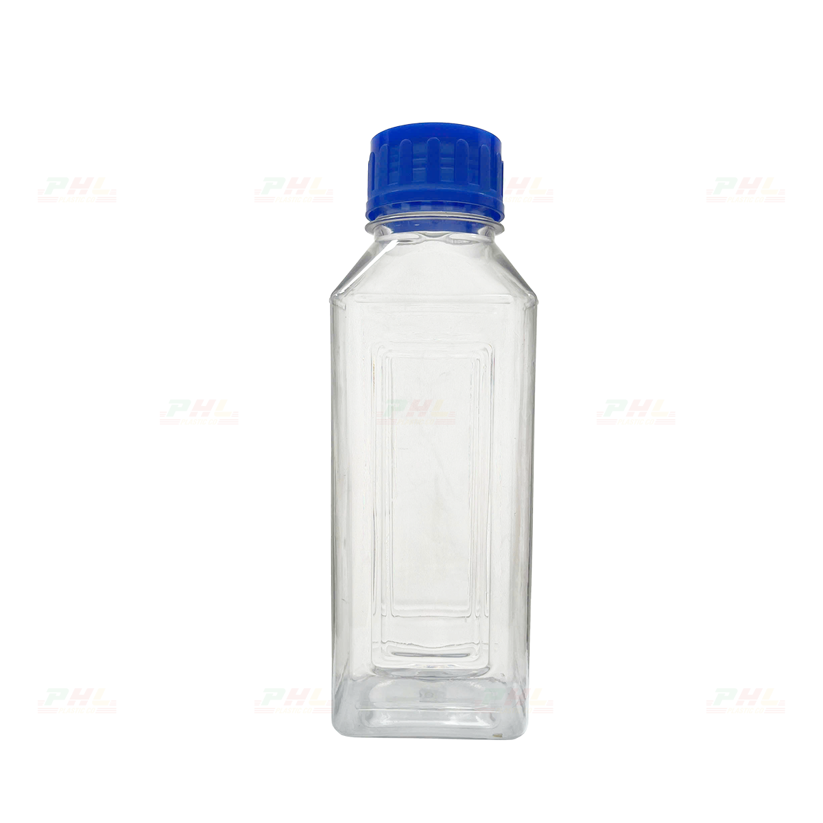 Chai PET 500mL ø45mm Vuông - Trắng Trong