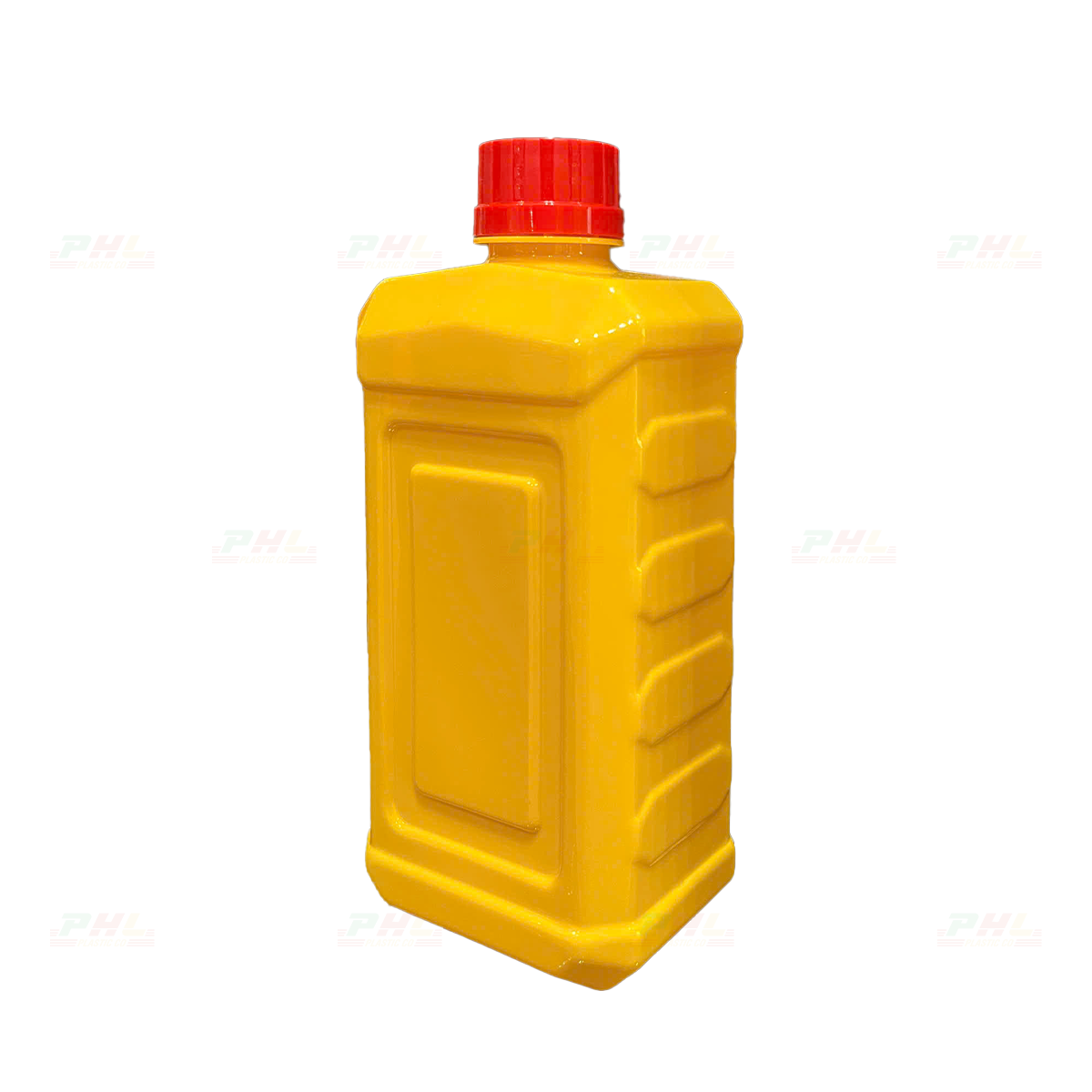 Chai PET 900mL ø34mm Vuông - Vàng