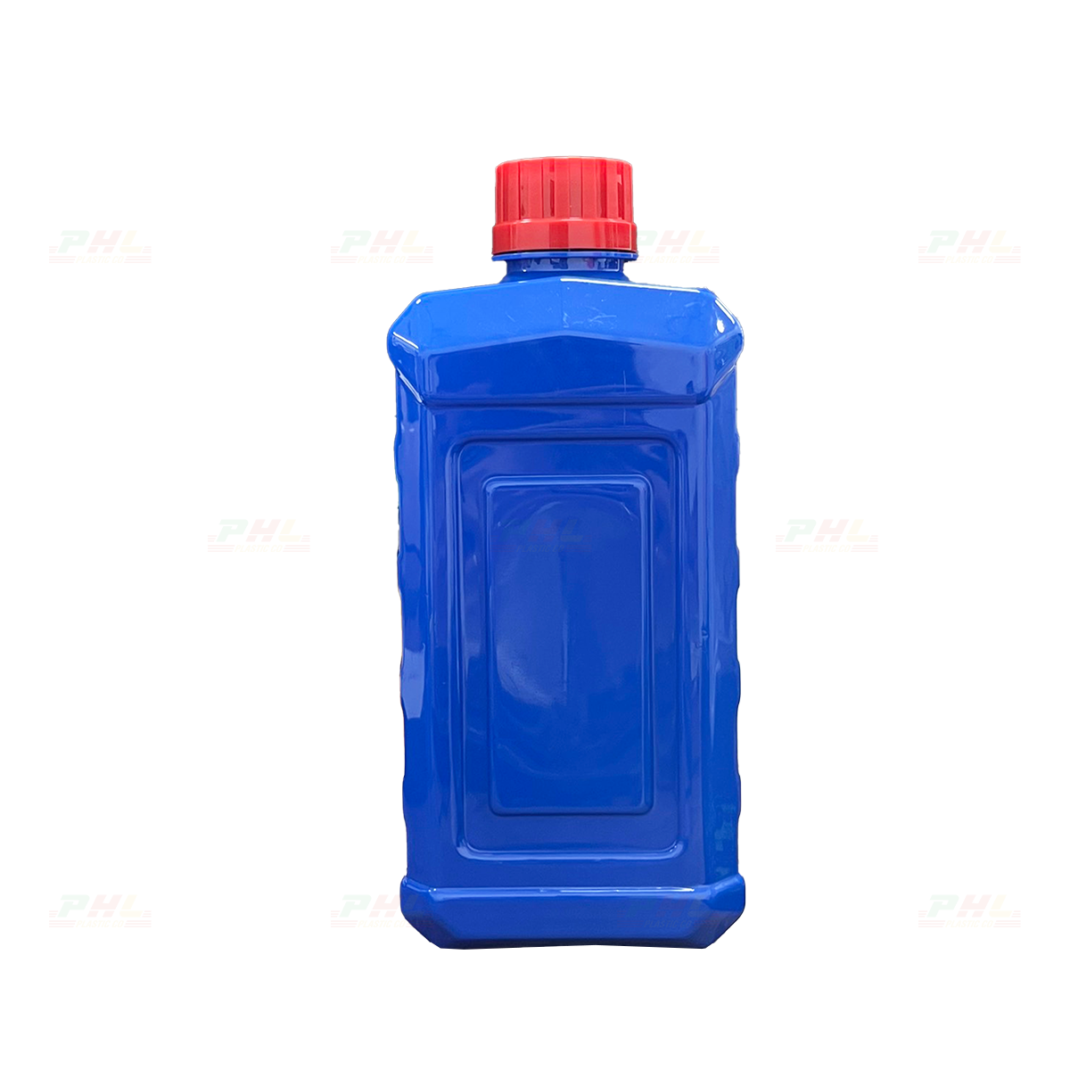 Chai PET 900mL ø34mm Vuông - Xanh Dương
