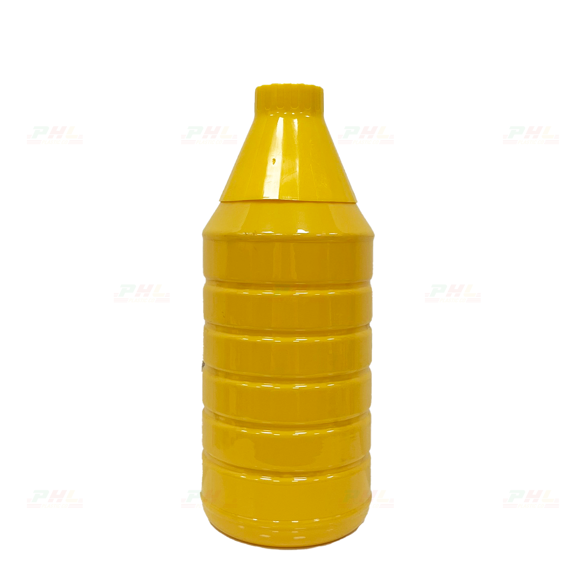 PET Bottle 900mL ø34mm – Round with Sloping Shoulder - Yellow