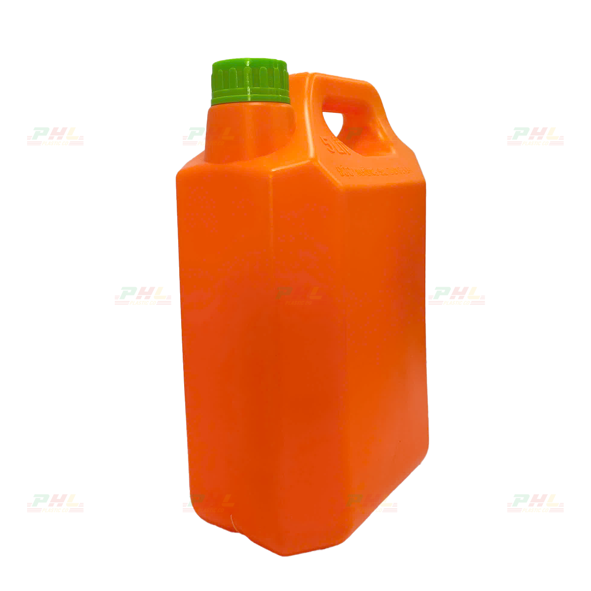 Can HDPE 5000mL (5Lit) ø45mm Vuông - Cam