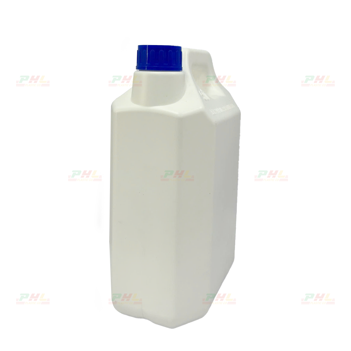 Can HDPE 5000mL (5Lit) ø45mm Vuông - Trắng Sữa
