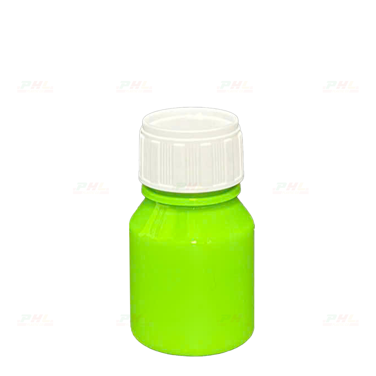 Chai PET 30mL ø26mm Tròn Vai Xuôi - Xanh Lá Non