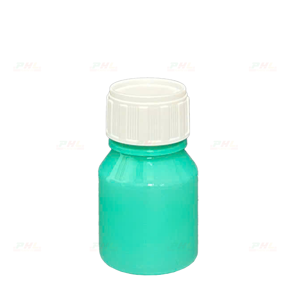 Chai PET 30mL ø26mm Tròn Vai Xuôi - Xanh Tiffany
