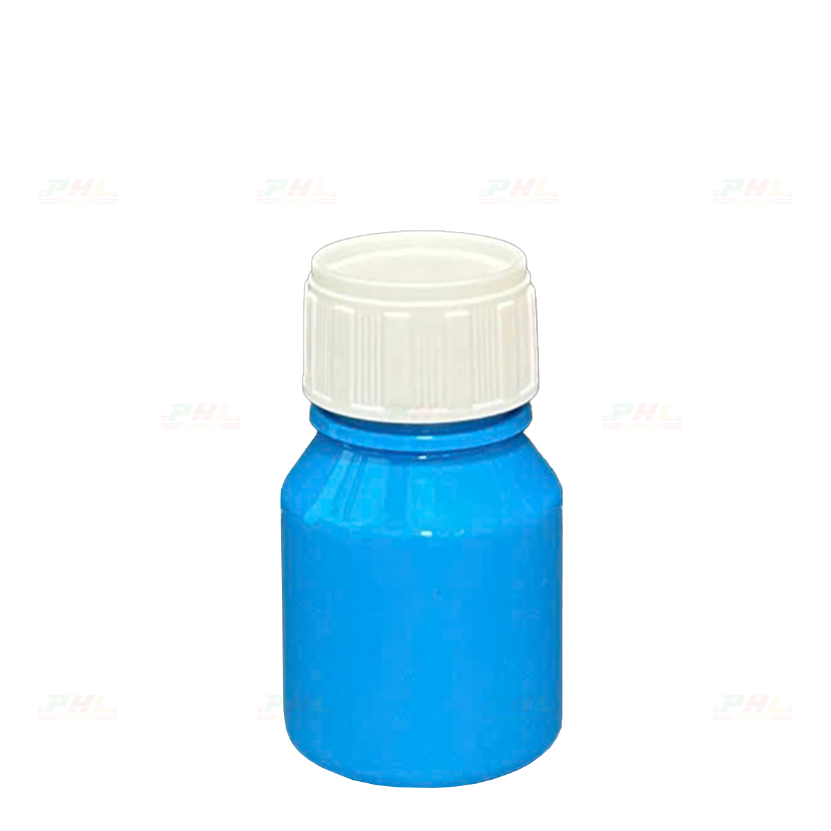Chai PET 30mL ø26mm Tròn Vai Xuôi - Xanh Thiên Thanh