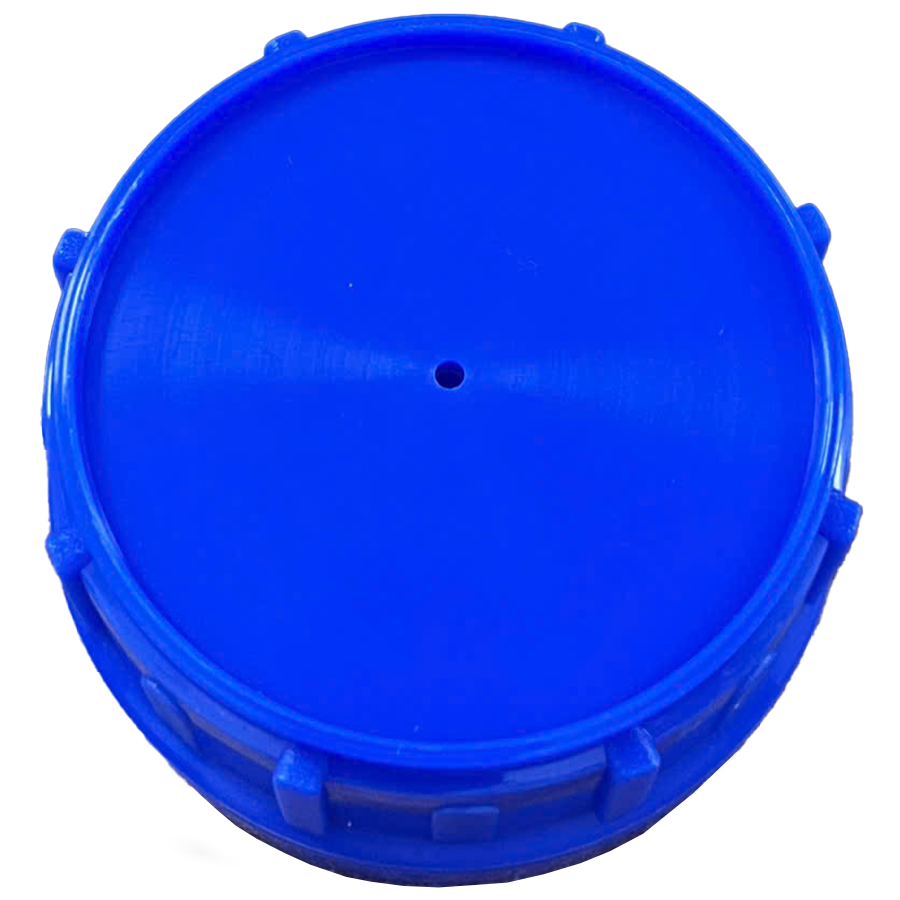 Nắp Chai Nhựa PP Và Van Foam Thoát Khí ø50mm - Nắp Cho Sản Phẩm Sinh Khí - Xanh Dương
