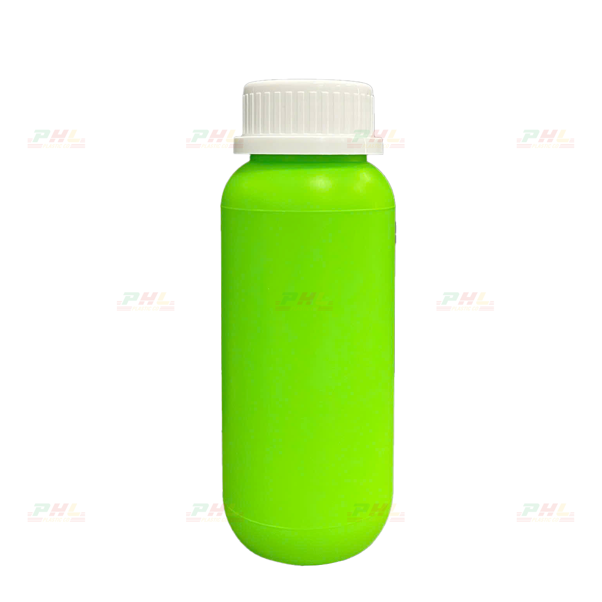 Chai HDPE/COEX 500mL ø50mm Tròn - Xanh Lá Non