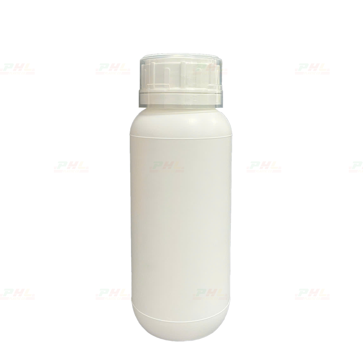 Chai HDPE/COEX 500mL ø50mm Tròn - Trắng Sữa