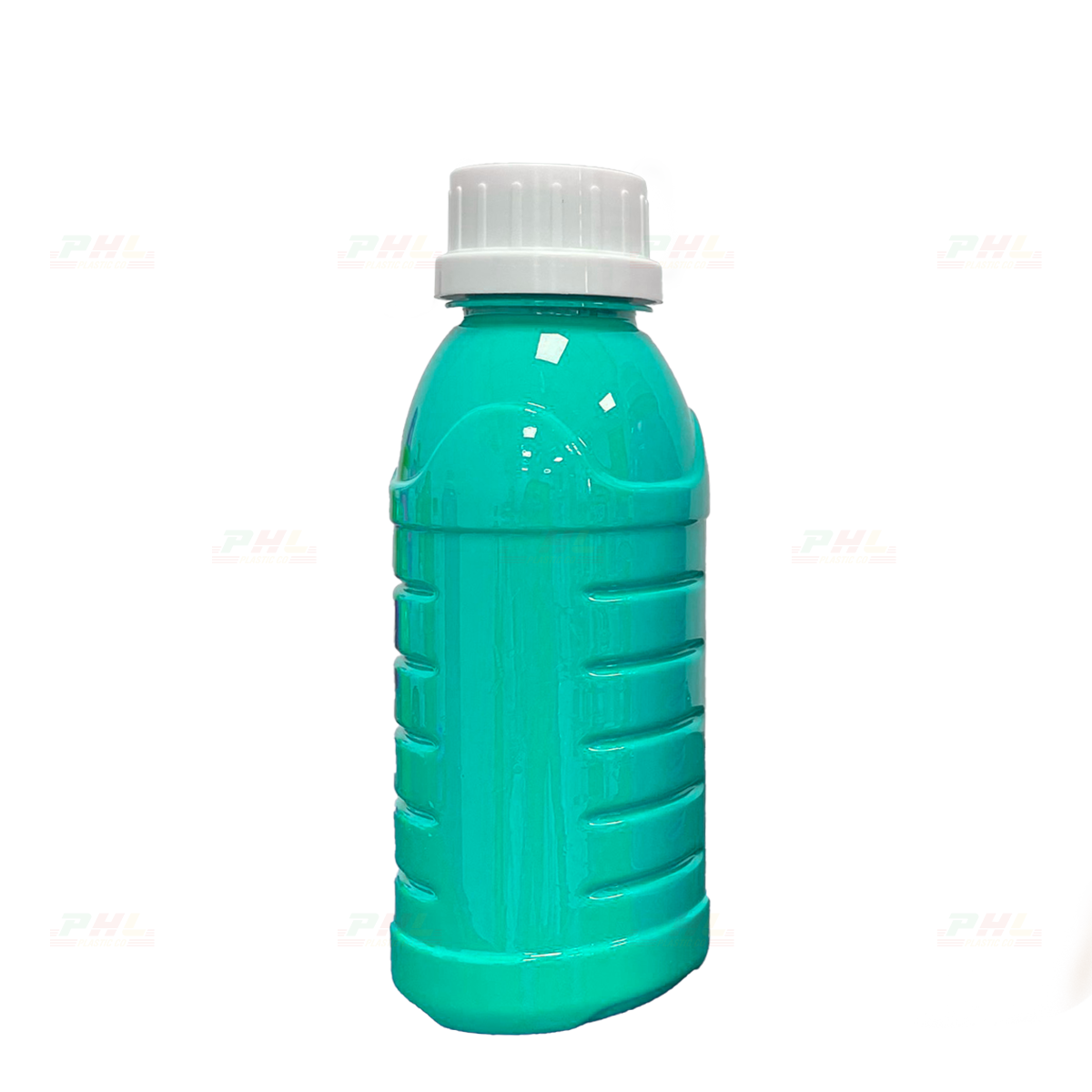 Chai PET 250mL ø33mm Tam Giác - Xanh Tiffany