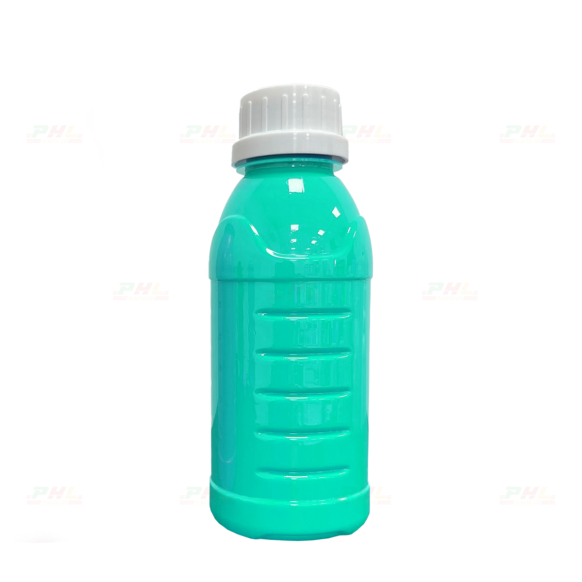 Chai PET 250mL ø33mm Tam Giác - Xanh Tiffany