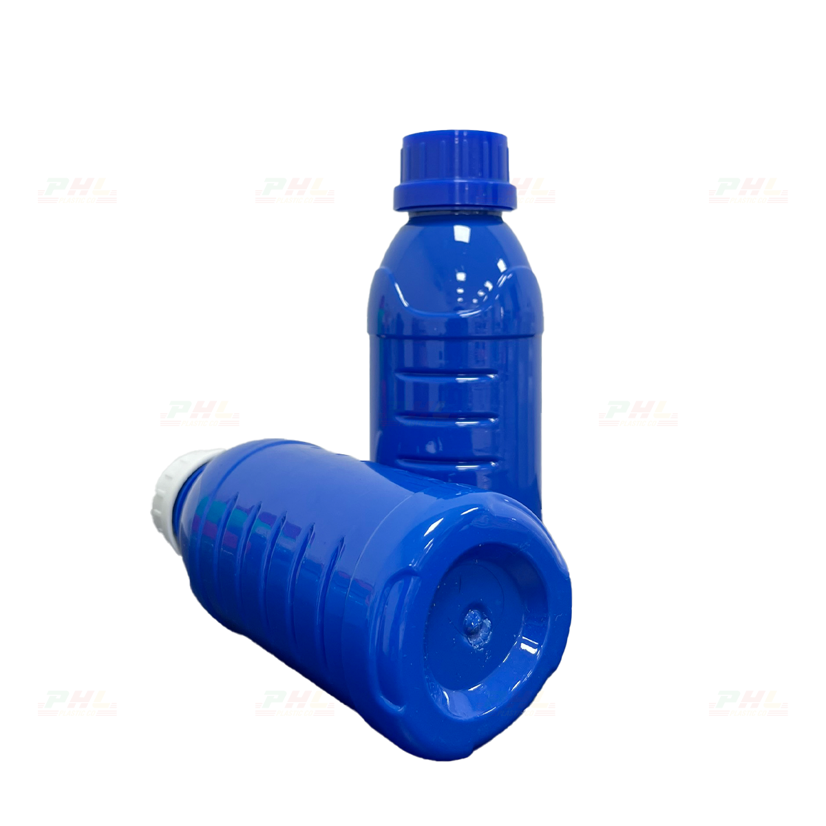 Chai PET 250mL ø33mm Tam Giác - Xanh Dương