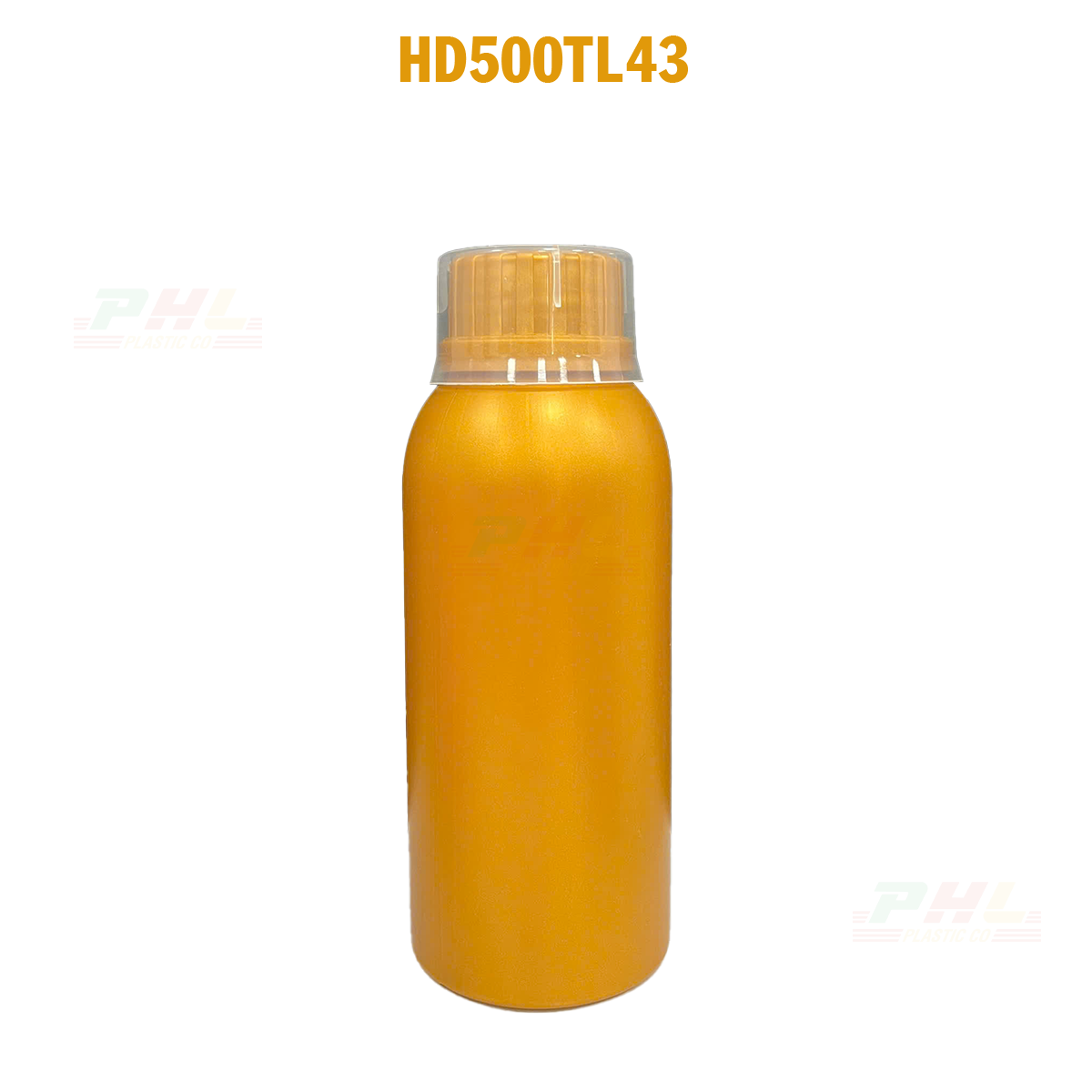 Bộ Sưu Tập Chai HDPE/COEX 20mL – 5000mL Hiệu Ứng Kim Loại – Màu Gold Metallic - 500mL