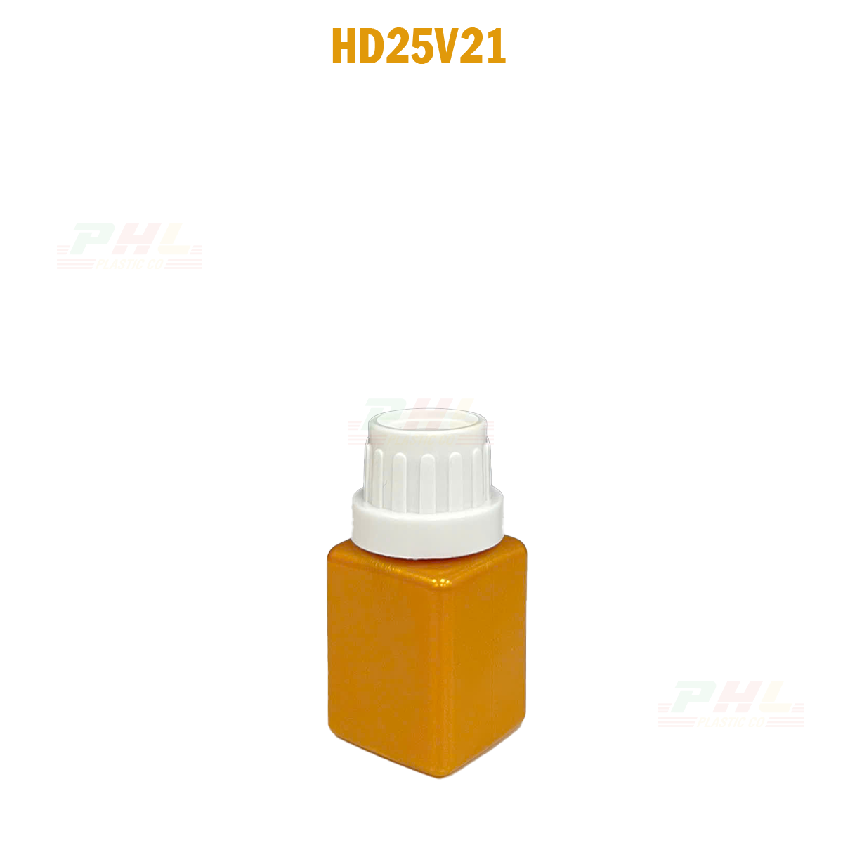 Bộ Sưu Tập Chai HDPE/COEX 20mL – 5000mL Hiệu Ứng Kim Loại – Màu Gold Metallic - 25mL